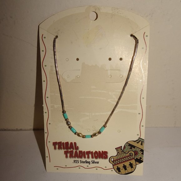 Tribal Traditions 925 SS Beaded Bracelet - Picture 1 of 4